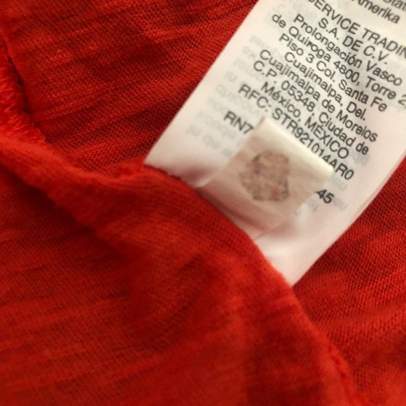 Madewell Burnout Sleeveless V-Neck T-Shirt Tee - Picture 8 of 8